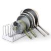 YouCopia StoreMore Expandable Pan + Lid Rack, Pot Lid Organizer, Adjustable, 22" Expandable (Pack of 6)