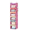 YOUDENOVA Weekly Clothes Organizer for Kids, Hanging Closet Organizer, Pink