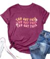 You Got This Shirt Women Teacher Graphic Testing Tshirts Funny Back to School Encouraging Short Sleeve Tees Tops Purple