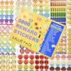 Youngever 5800 Teacher Stickers for Kids, Reward Stickers Mega Variety Pack, Incentive Stickers for Teacher Supplies Classroom Supplies, 18 Design Styles Including 3D Heart, face, Star, owl, Cupcake