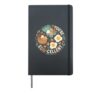 You're Egg-Cellent Funny Motivational Pun Art Hardcover Journal, Black