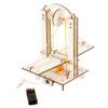 YOUTGO Educational Remote Control Lift Bridge Model Wooden Physics Teaching Tool for Students to Learn Engineering Principles