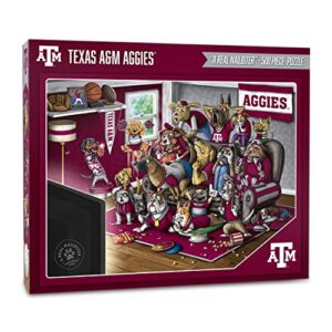 YouTheFan NCAA Texas A&M Aggies Purebred Fans 500pc Puzzle - A Real Nailbiter