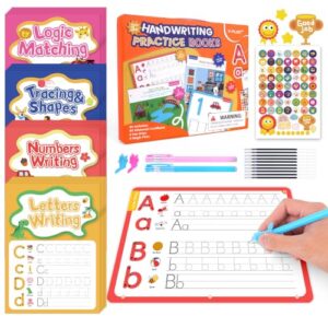 YPLUS Magic Grooved Writing Practice Books for Kids Ages 3-8