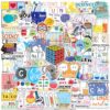 Yqskt 100PCS Chemistry Stickers, Science Laboratory Stickers
