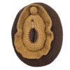 YRQMGSF Female Gynecological Manikin Model - Knitted Vulva Model - Medical Model for Science Education,Brown,20cm