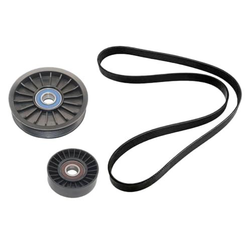 YTbHXE Serpentine Belt Idler Pulley Set 8M6500024 862087A1 865598 864625T 57-865615Q03 Compatible with Marine Parts V6 V8 4.3-6.2 L MPI 8M6500024 862087A1 865598 864625T 57-865615Q03