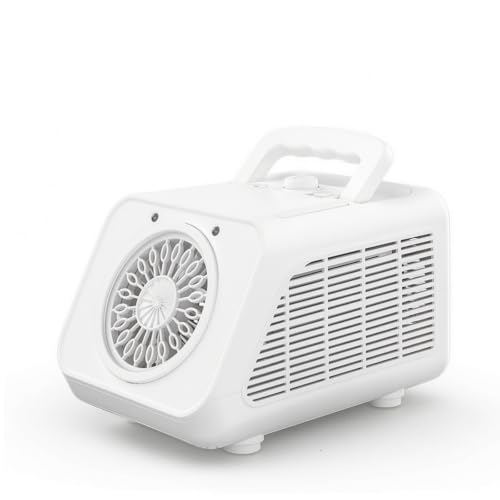 YueShengYCHUANG Electric Bubble Maker Bubble Blower Bubble Generator with and USB Powered Design Lightweight Frame with Top Handle and, Array, 20-Hole Stage Bubble Machine White Battery Version