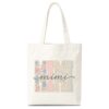 YUEXLL Mimi Canvas Tote Bag for Women, Large Capacity Shoulder Handbag