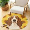 Yuiboo Furry Long Pile Round Rug 36in