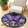 Yuiboo Fuzzy Circle Area Rug 36in
