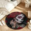 Yuiboo Fuzzy Round Area Rug 36in
