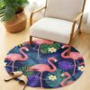 Yuiboo Velvety Circle Area Rug 36in