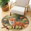 Yuiboo Velvety Round Area Rug 36in