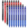Yuimion 0.5mm Quick Dry Gel Pens, 16 Black 8 Red 8 Blue Fine Point,32 Pack