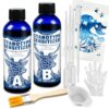 YumCraft Cyanotype Kit 200g 2-Part Sun Printing Sensitizer for Fabric Paper