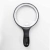 Yunjingmy Magnifying Glass 138mm Illuminated Magnifier Magnifier 1.8X 5X Extra Large Handheld Magnifier Reading Magnifying Glass with 12 LED Lights Reading Magnifying Glass,