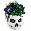 Yuntu Rapid Drive Gothic Skull Building Kit, Succulent Flower Bricks for Home & Halloween (1079Pcs)
