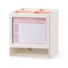 YWJLQH Minimalist Modern Desk Organizer, Pink