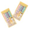 YWLUUOO 8Pcs Double Ended Highlighter Pen Fast Drying for Cardmaking Highlighting Color Coding Noting Journaling Scrapbooking Bright Highlighter