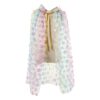 YWLUUOO Colorful Princess Cloak for Girls, CA025