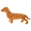 YWLUUOO Dachshund Dog Toy Home Decoration for Shelf Desk Tabletop, Brown
