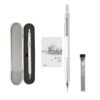YWLUUOO Metal Mechanical Pencils Set with Case Art, Silver