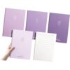 YWLUUOO Of 4 Softcover College Ruled Notebook 80 Pages Lined Journal Notepads Thread Binding Notebook 7x10Inch for Women Men Journal