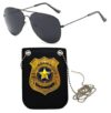 YYwwLX Police Badge with Chain