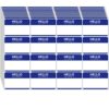 Zacool 480 Pcs Name Tag Stickers (3"x 2") Blue Hello My Name is Stickers Identification Badges, Easy Peel and Stick Name Tags for Themed Party, Family, Home, School, Office, Conferences