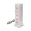 ZAICOLER Tower Type Power Strip 15 AC Outlets 3 USB Port Overload Protection (US Plug 100-240V)