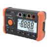 ZAWELIYO High Accuracy Ground Resistance Meter with Backlit LCD Display