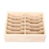 ZDAGELD 12 Grid Wooden Cell Phone Storage Holder
