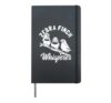 Zebra Finch Bird Lover Cute Pet Hardcover Journal, Black