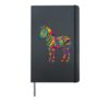 Zebra Hardcover Journal, Black