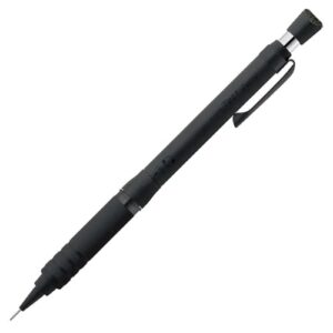 Zebra P-MA141-DBK Mechanical Pencil, Tect 2-Way RO, 0.02 inches (0.5 mm), Dark Black, Knurled Model