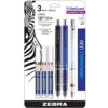 Zebra Pen DelGuard Asstd Barrel Mechanical Pencil, 0.5mm, Fine Point, 3-Pk