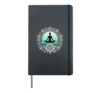 Zen Mandala Meditation Design Hardcover Journal, Black