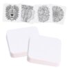 Zentangle Tiles, Square White Paper Tiles, 3.5 x 3.5 Inch (100 Pcs)