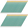 Zerodeko 120pcs Green Pre-sharpened Pencils with Eraser Tops, 10 Boxes