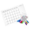 Zerodeko 1 Set Dry Erase Weekly Planner, 15.7 X 11.8 Acrylic with Markers