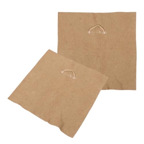 Zerodeko 2pcs Jute Seed Growing Pad for Gardening Use, Versatile Microgreens Seed Tray Paper with Water Retention and Growth Enhancement Features, Plant Seeding Jute Pad for Improved