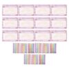 Zerodeko 3 Sets Kids Reward Chart: Behavior and Task Completion Tracker - Interactive Star Sticker Progress System for Teachers Parents Family Chore Management