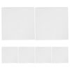 Zerodeko 6pcs Felt Bulletin Board Tiles 11.81", Adhesive Felt Wall Panels