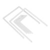 Zerodis 2Pcs Clear Photo Frame Stand Acrylic Display Holder Metal Plate Easel for Picture Frames Books Plates with Modern Industrial Design