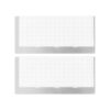 Zerodis Rhinestone Placement Ruler Stainless Steel Mesh Grid Alignment Tool 2pcs with Nonstick Coating for Round Drill Painting Jewelry Makers and Craft Users (1020 Holes 141 Model*2)