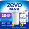 Zevo MAX Bug Catcher and Gnat & Fruit Fly Trap Indoors, 1 Base & 2 Refills