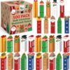 Zhanmai 500 Pcs Christmas Bookmark Rulers Bulk with 10 Designs, Frosted PP Book Tracker Page Markers for Kids Students, Classroom Prizes, Holiday Party Favors, Stocking Stuffers and Reading Gifts