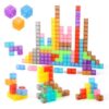 ZHENFINITY 100PCS Colorful Magnetic Building Blocks, STEM Construction Toy