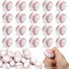 Zhnkl Mini Baseball Stress Balls 20 Pcs,Foam Fidget Squeeze Relief